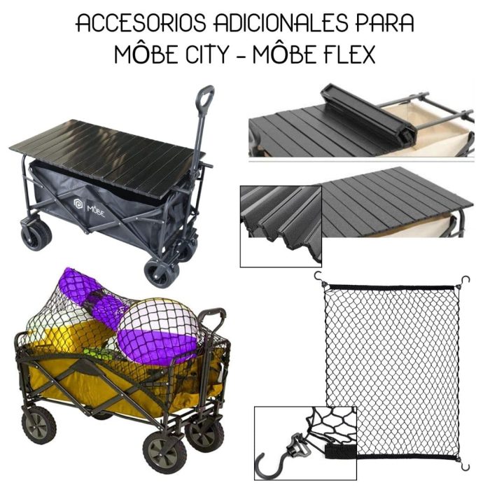 Môbe Carros - Carros Plegables para Camping, Paseo, Compras, etc. Môbe Carros - Carros Plegables para Camping, Paseo, Compras, etc.